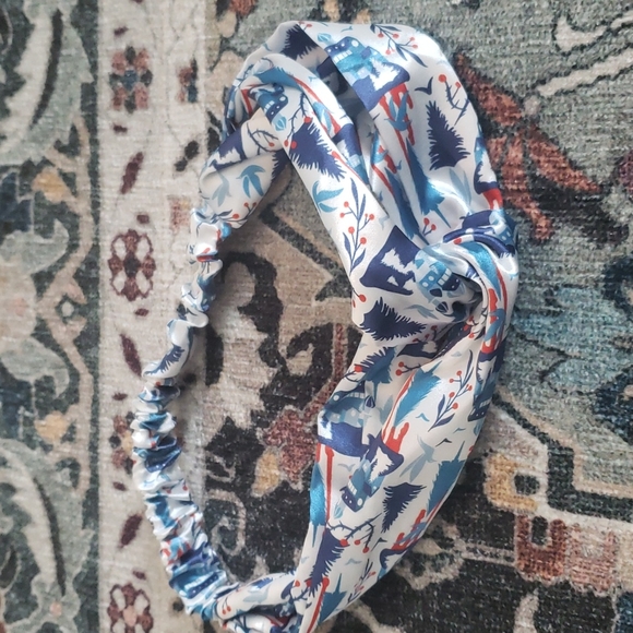 3/$25 Wicked Saints Satin Headband - Picture 2 of 3